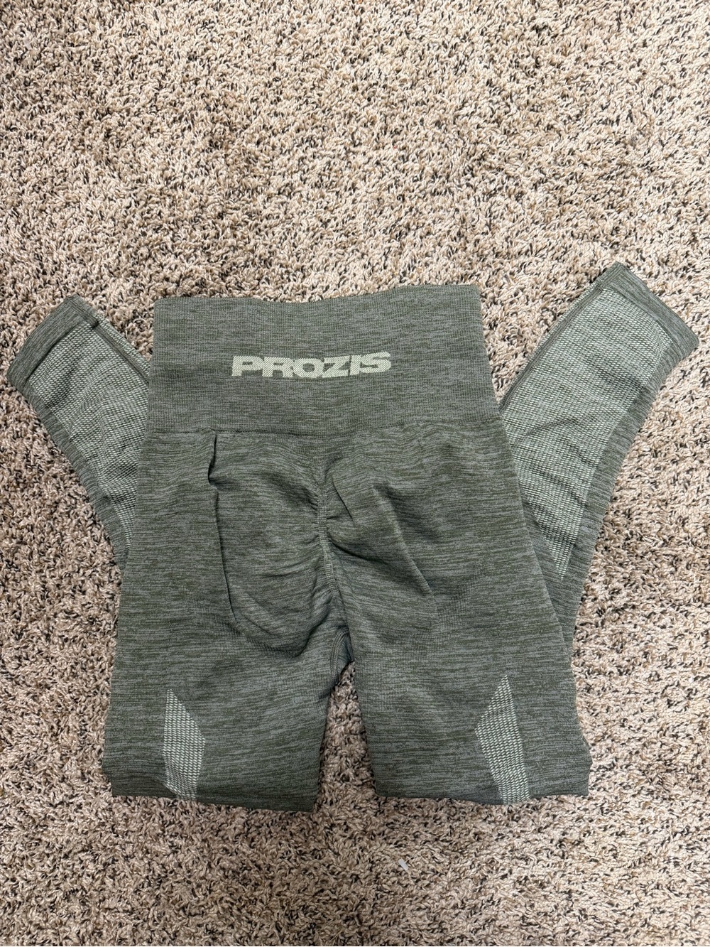 PROZIS Seamless Leggings in Olive Green